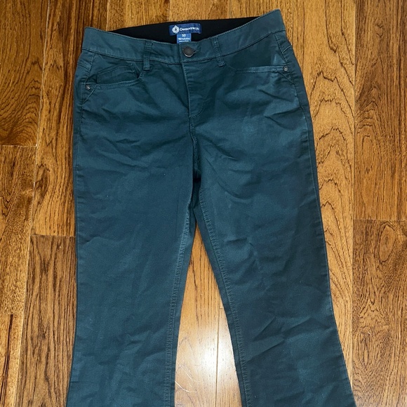 Never Worn Teal Democracy "Ab"solution Mid-Rise Bootcut Pants Size 10 - Picture 1 of 12